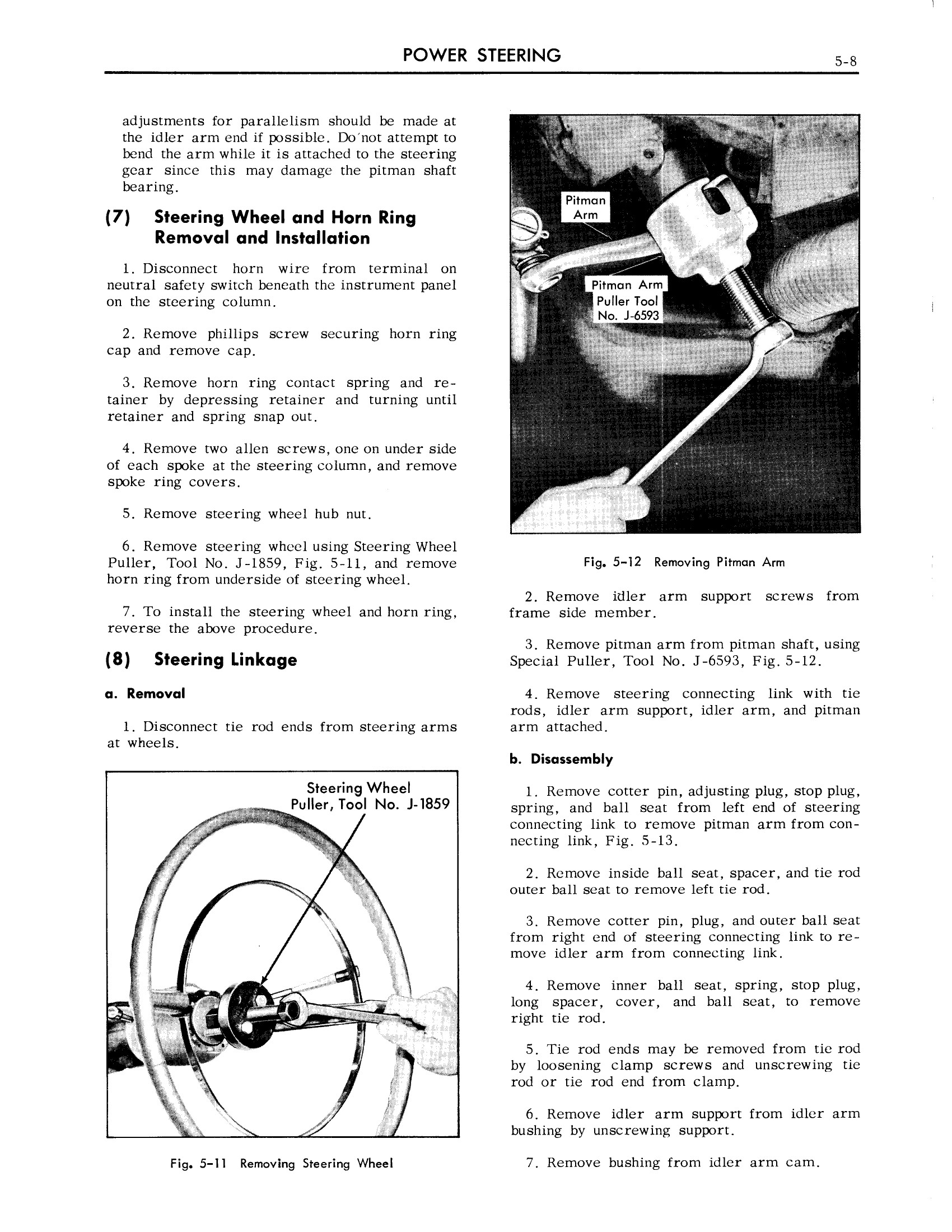 1959 Cadillac Shop Manual- Power Steering Page 8 Of 31